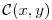 LaTeX code: \mathcal{C}(x,y)